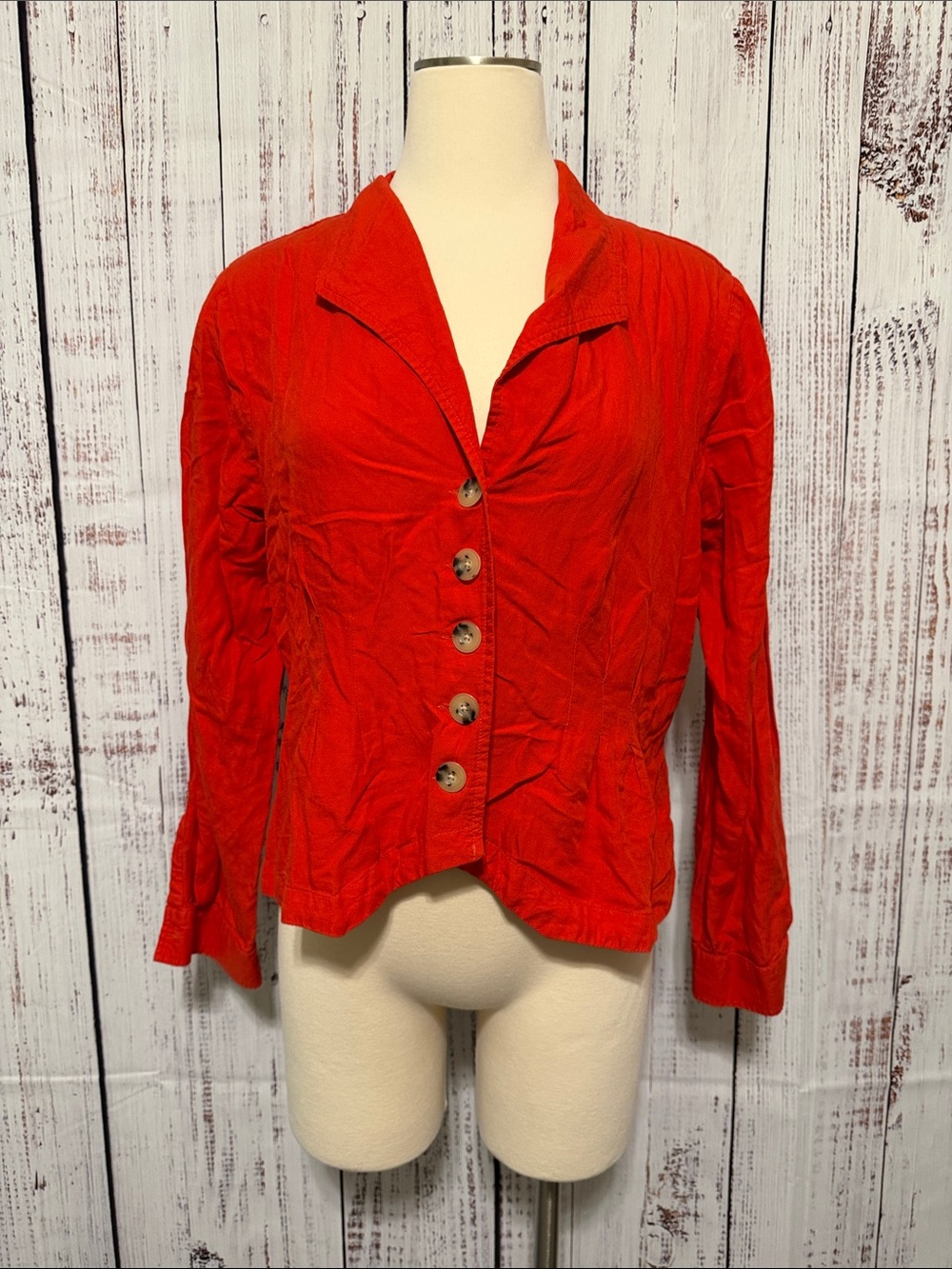 Maeve by Anthropologie Red-Orange Jacket